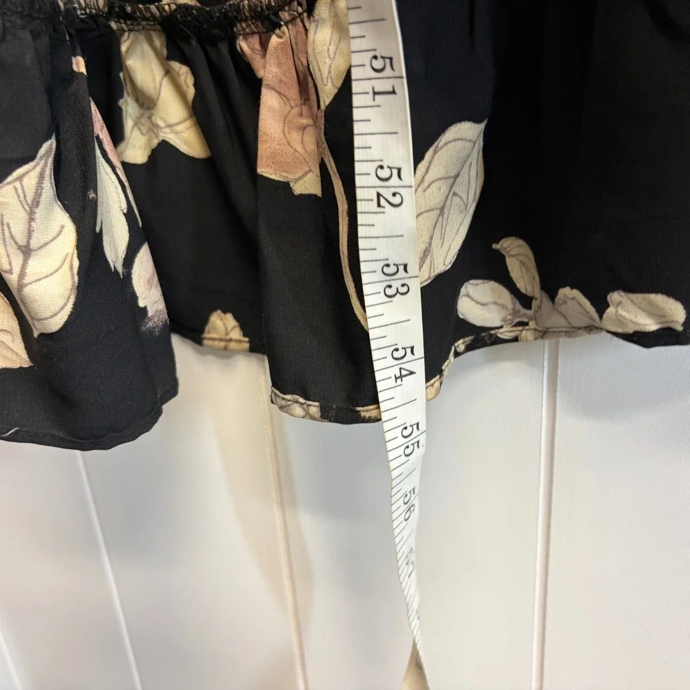 Lost & Wander Cottage Wrap High Low Dress Women Size M Romantic Wedding Guest